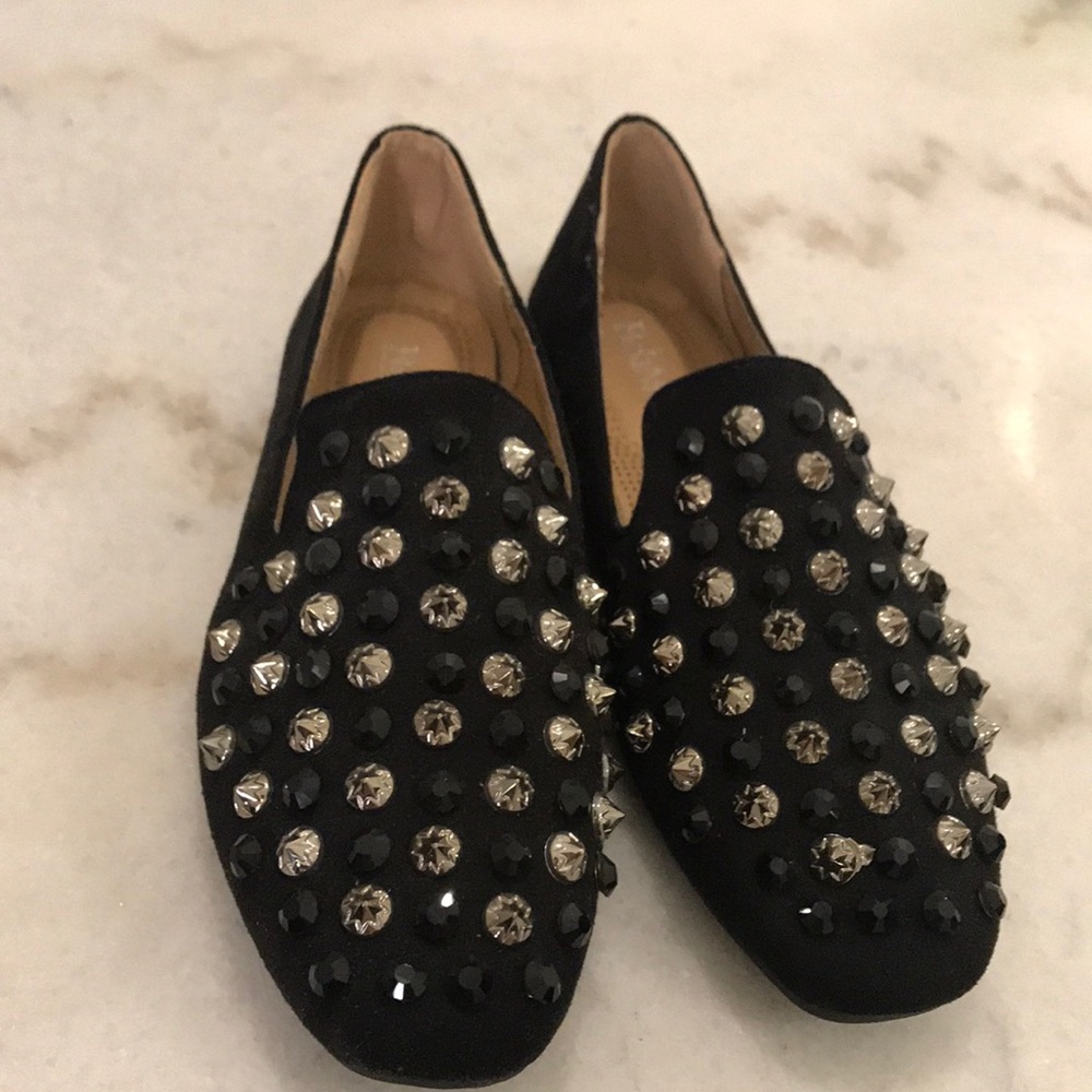 Akira Studded Ballet Flats NWOT